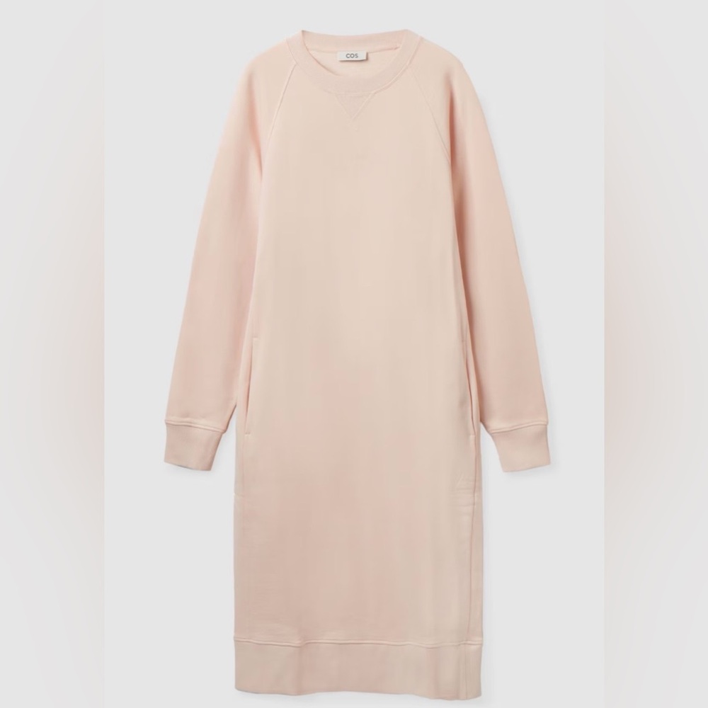 Black COS Sweatshirt Dress NWT